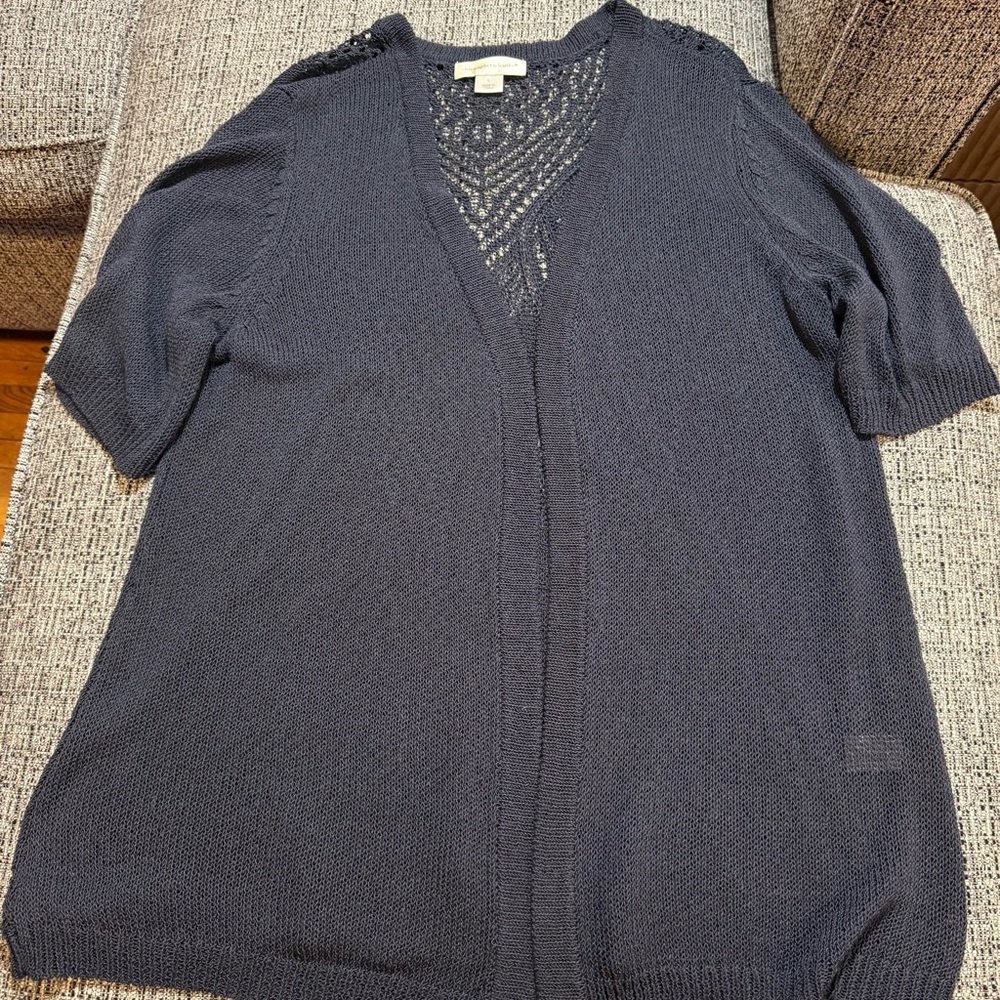 Christopher & Banks Deep Blue Cardigan